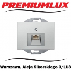 Hager Berker K.5 gniazdo telefoniczne pojedyncze Warszawa Aleja Sikorskiego 3 LU3 Bartycka
